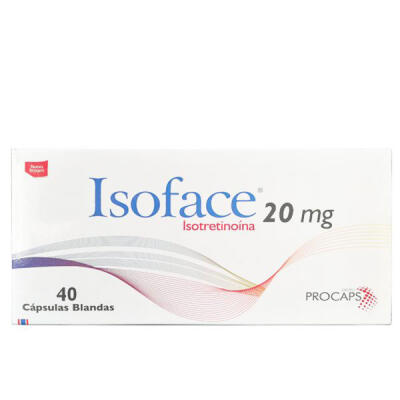 Isoface 20 mg x 40 cápsulas