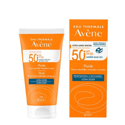 Avene Solar Fluido SPF 50+ x 50 ml