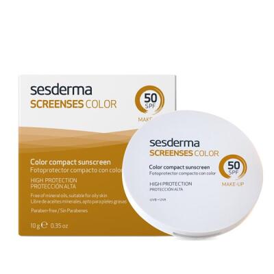 Screenses Color Compacto Facial SPF50 x 10 g