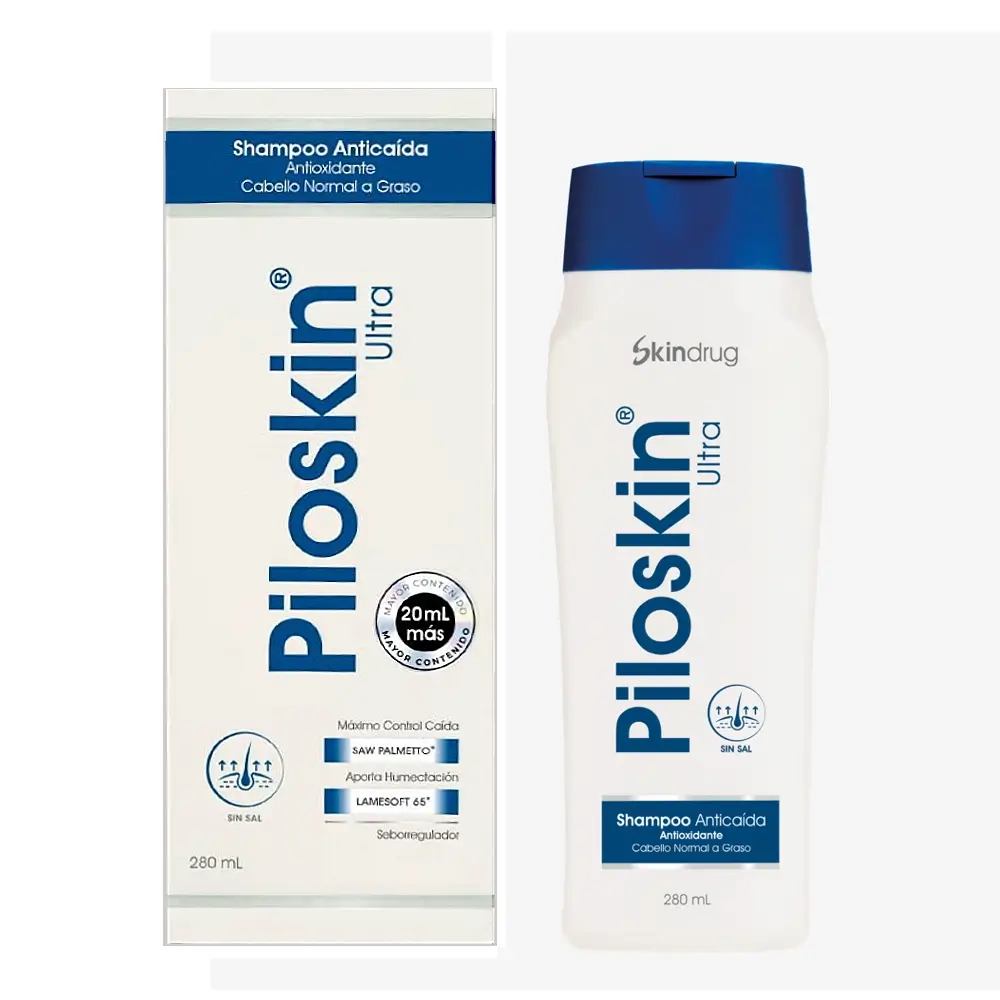 Piloskin Ultra Shampoo Anticaída x 280 ml